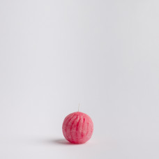 Raspberry mousse Grooved sphere